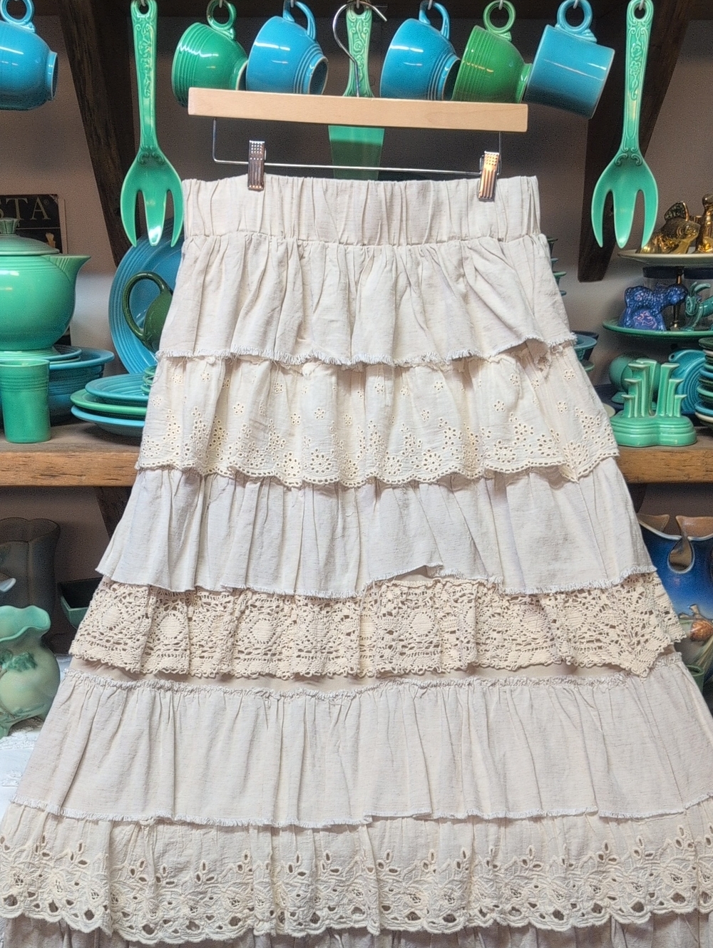 JADED GYPSY Layers Of Love Skirt - Picture 4 of 10